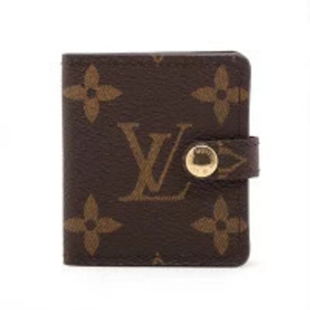 Louis Vuitton Monogram Porte Photo Case Accessories Brown